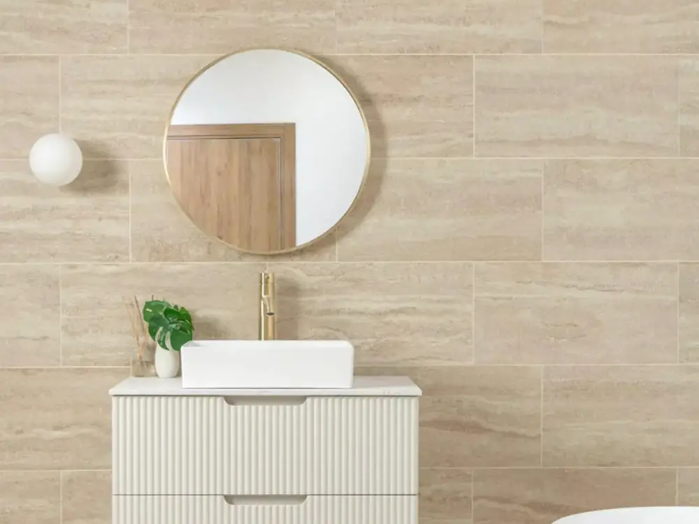 Taş Efektli Fayans Döşeme 